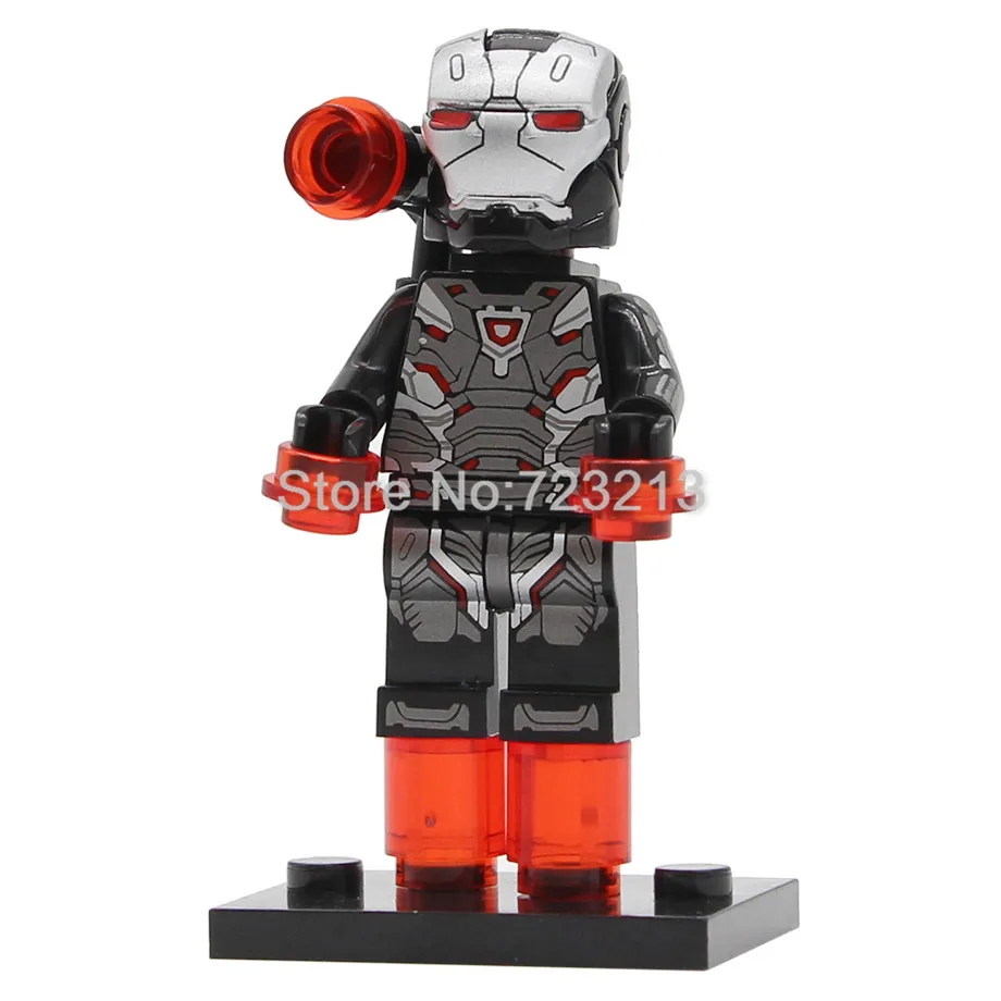 War Machine X0233 X0251 Мстители эндшпиль супер герой Фигурка Железный человек Муравей Hawkeye ракета енот Тор Туманность строительные блоки кирпичные игрушки - Цвет: War Machine