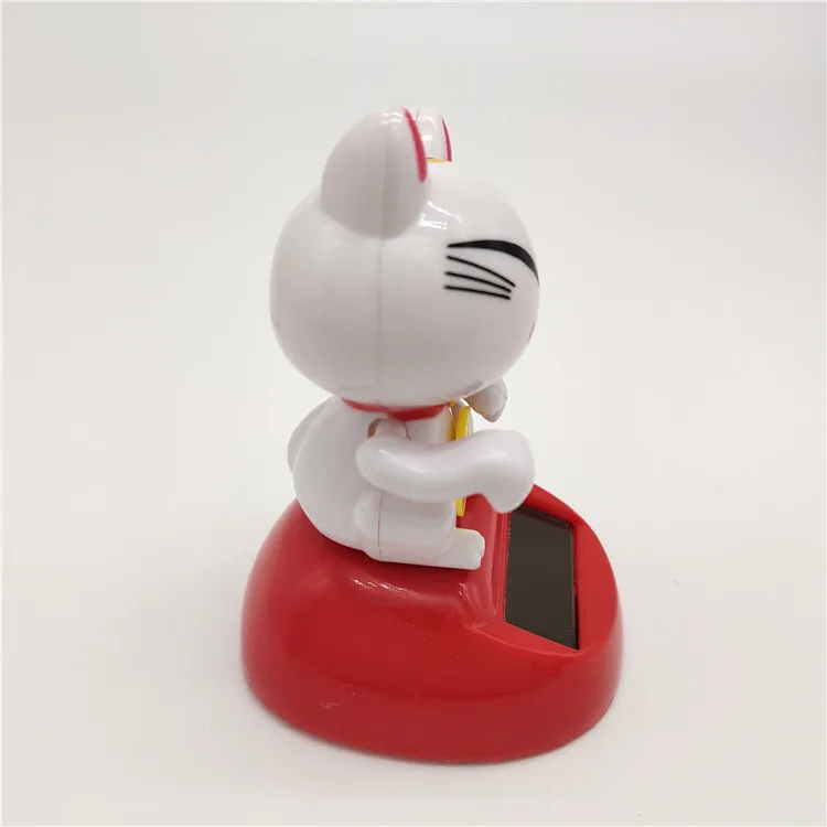 Новые солнечные украшения автомобиля Lucky Cat Симпатичные авто аксессуары украшение автомобиля Lucky приносит безопасность креативное украшение-кукла