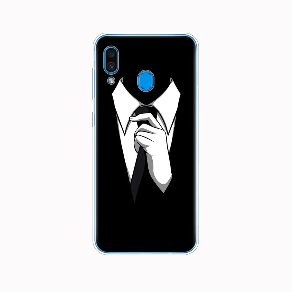 34707 Для samsung Galaxy A30 Чехол-Бумажник для телефона из силикона и ТПУ на samsung Galaxy A30 30 SM-A305F A305F A305 мягкий TPU бампер черный - Цвет: 34707