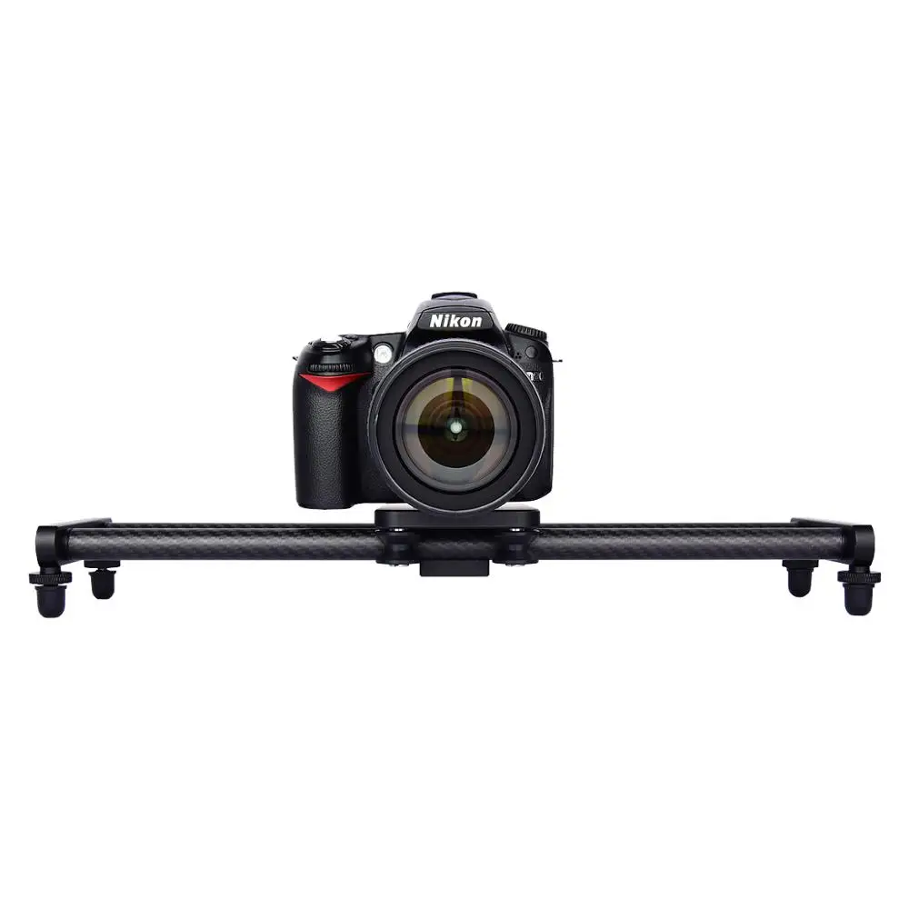 Trilha da Câmera de Fibra Slider para Canon Yelangu Carbono Nikon Sony Dslr Smartphone Leve Suave Vídeo Estabilizador Ferroviário 40cm - Image 3