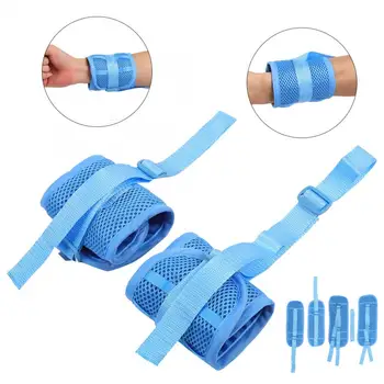 

Wrist Ankle Control Strap Bandage Fix Hand Foot Restraint Strap for Elderly Patients (1 Pair)