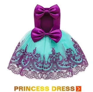 Платье принцессы с вышивкой из бисера для маленьких девочек на свадебную вечеринку; Детские Платья с цветочным рисунком для маленьких девочек; одежда для детей