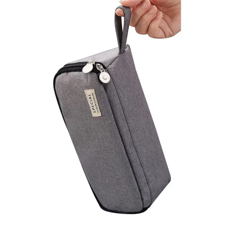 

Pencil Case Triangle Pencil Pouch Simple Pencil Bag Portable Office Supplies