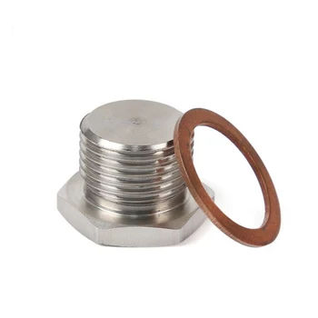 

M18x1.5 Accessories Thread Oxygen Sensor Plug Universal Auto Mounting Bung Car Stepped Replacement Exhaust Pipe Parts Hex Bolt