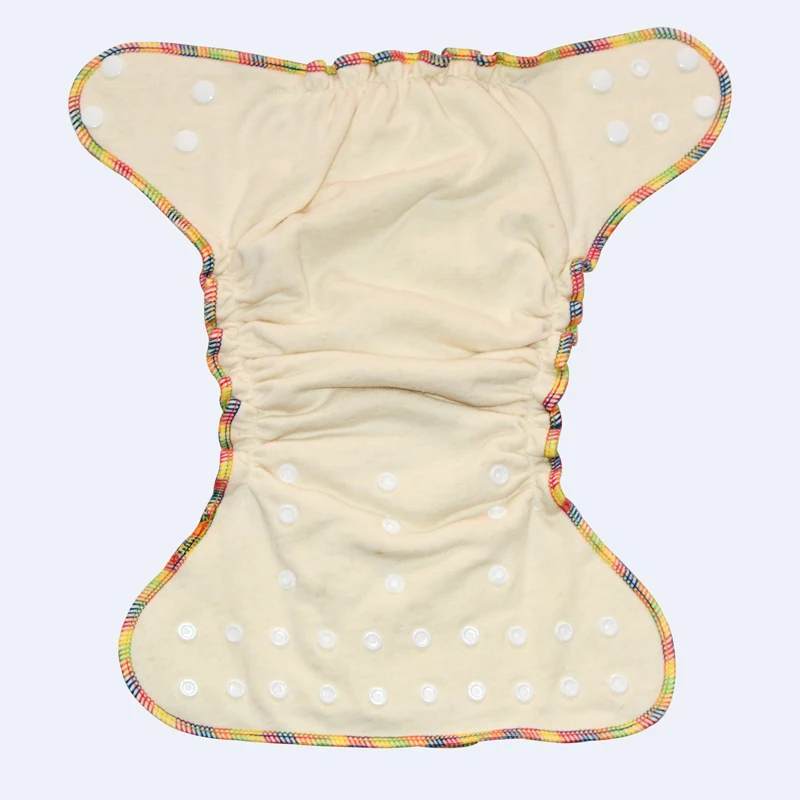 Miababy Onesize пеньковая Встроенная ткань пеленки для тяжелой влажности подходит для ребенка 5-15 кг, натуральная пенька