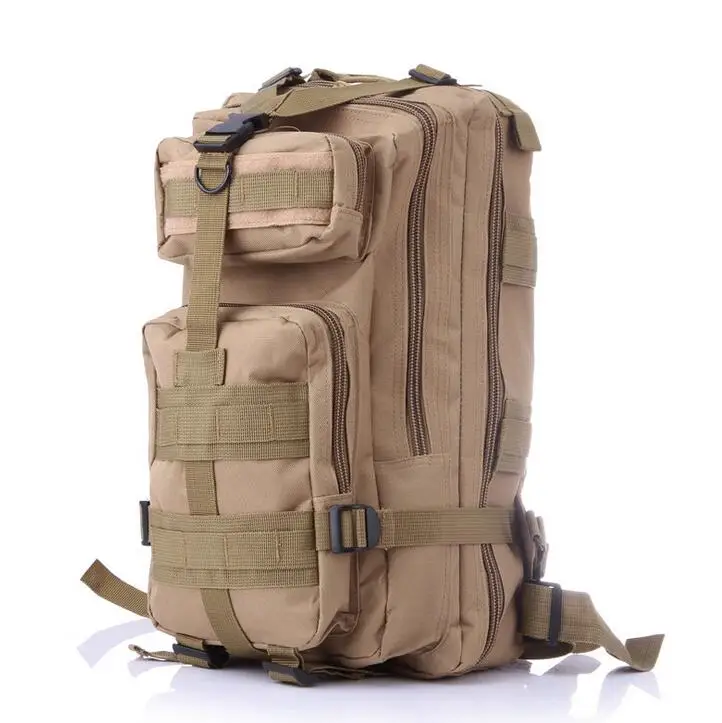 Tan 3P тактический рюкзак военный Molle сумка на плечо для мужчин Открытый Кемпинг походные рюкзаки водонепроницаемый рюкзак для путешествий - Цвет: Tan