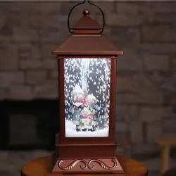 ABS домашняя Светодиодная лампа наружного освещения музыкальная шкатулка праздничные Декорации для фестиваля рождества подарок для детей