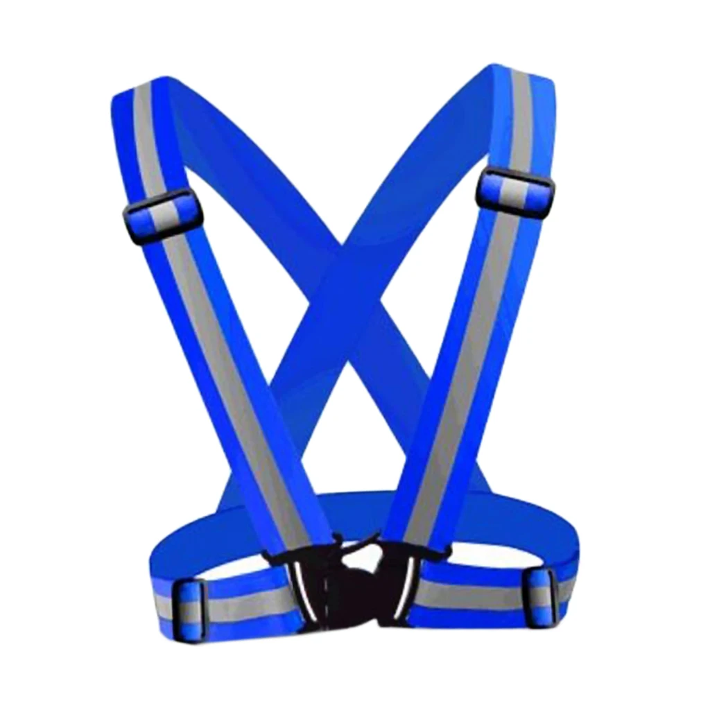 Reflective Safety Vest, Bright Construction Vest Belt with Reflective Strips, High Visibility Vest for Working Outdoor