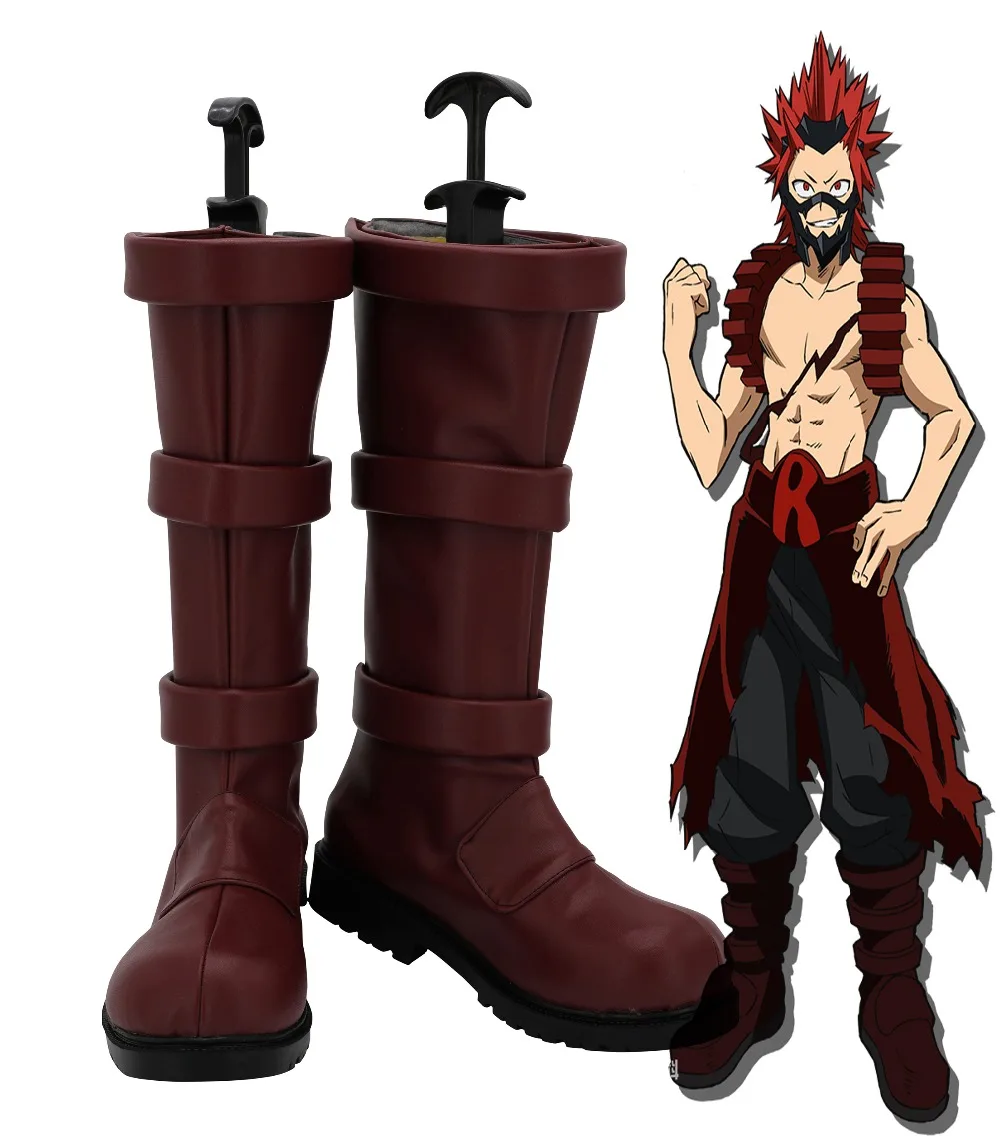 

Boku no Hero My Hero Academia Eijiro Kirishima Cosplay Boots Shoes Party Cosplay Boots Custom Made Shoes European Size
