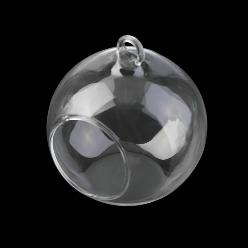Креативная подвесная стеклянная ваза-шар цветочный горшок Террариум контейнер домашний декор для офиса подвесная стеклянная ваза JAN88 - Габаритные размеры: M