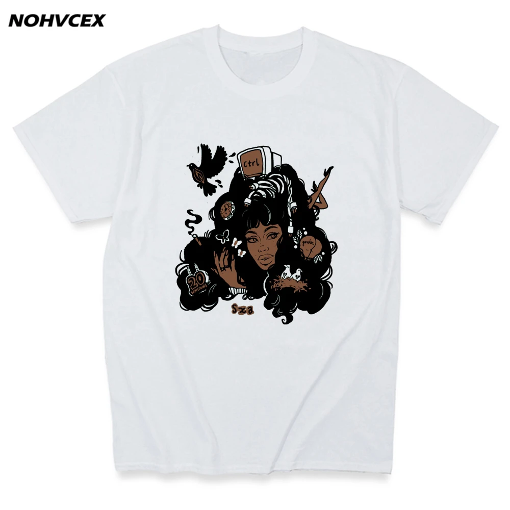 SZA Summer Men Tee Hip Hop Graphic Tops 