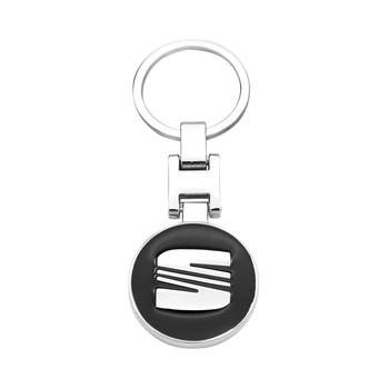 

Metal Car Keychain Car Logo Pendant Decoration Accessories For Seat Leon Ibiza Ateca Cupra Altea Tarraco Toledo Cordoba Arona