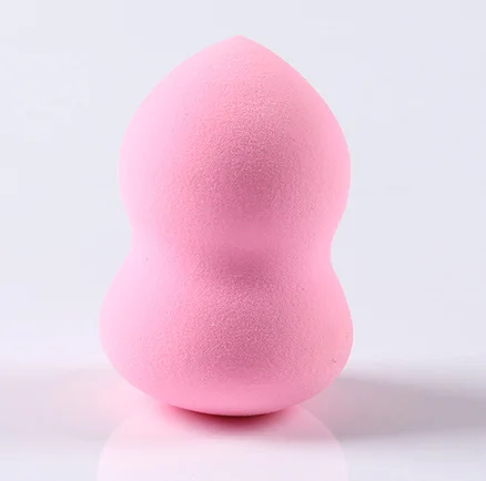 pink with box 1 шт. Капелька воды губка из бутылочной тыквы Гладкий большой макияж основа губка пудра пуховка для Макияжа beauty Puff с держателем Box - Цвет: pink with box