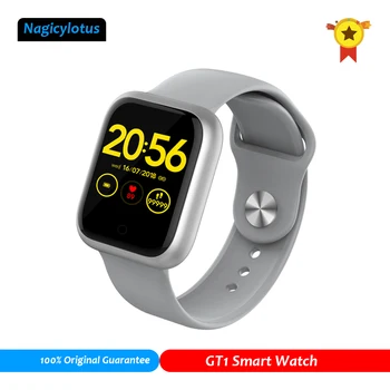 

Sport Smart Watch IP68 Waterproof Magnetic Charging Heart Rate For Apple iPhon Watch Android XIAOMI HUAWEI SmartWatch GT1 Series