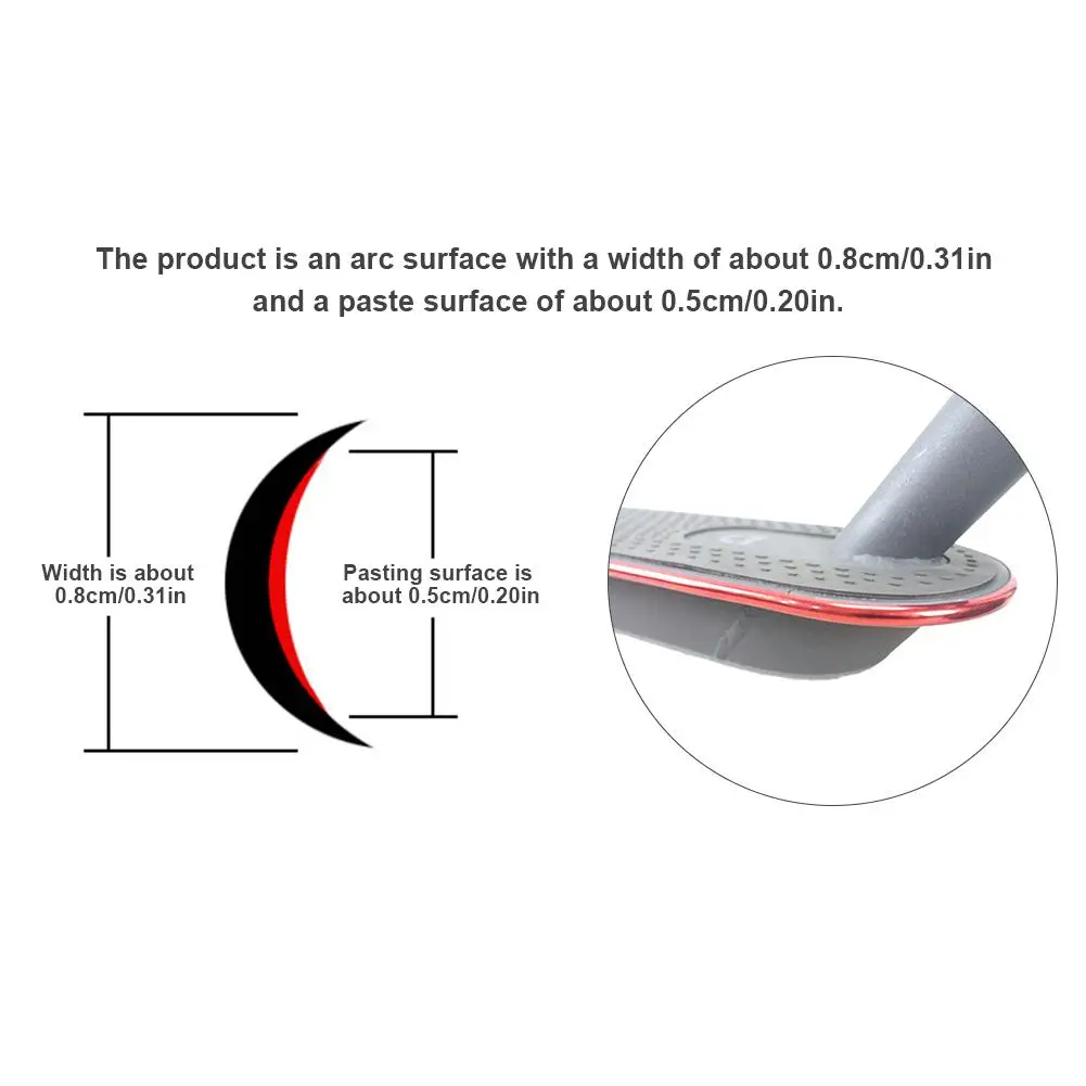 Бампер Защитный скутер полоски для корпуса наклейка лента для Xiaomi Mijia M365 Электрический скейтборд автомобиль скутер части декоративные полосы