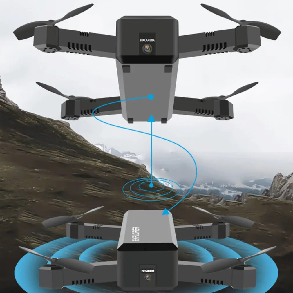 Large Battery Capacity Folding Quadcopter Fixed Height Professional Drone Gesture Camera Remote Control Aircraft