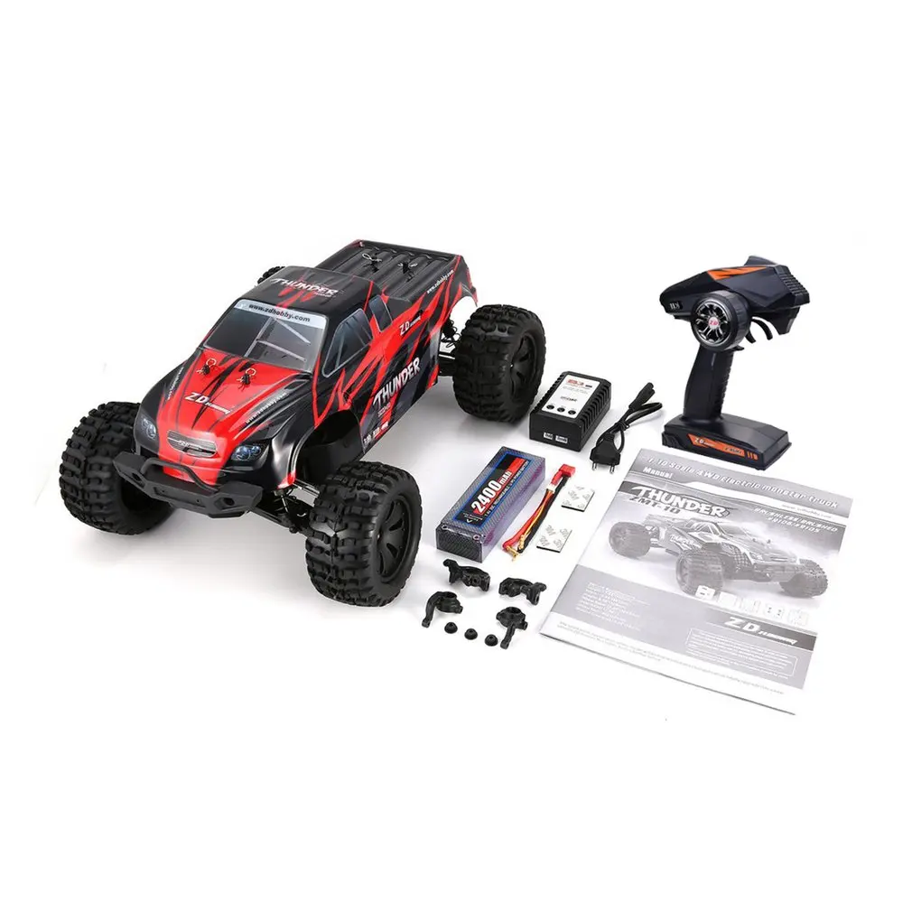 1/10 Thunder 4WD бесщеточный 70 км/ч гоночный RC автомобиль Bigfoot багги Грузовик RTR игрушки