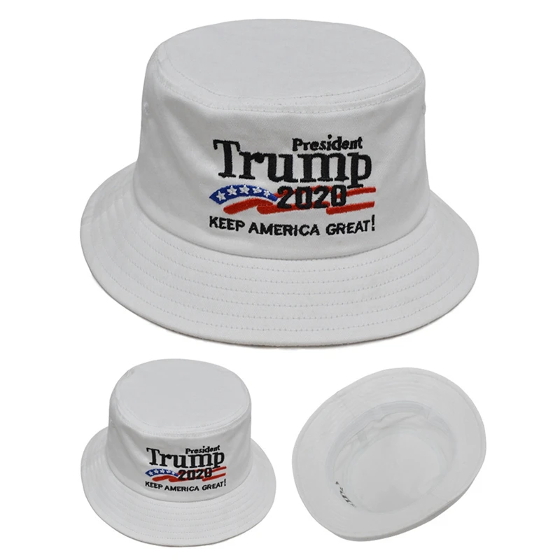 2020 new Trump embroidery fisherman hat unisex fashion street bucket hat red white Gorras fisherman hats