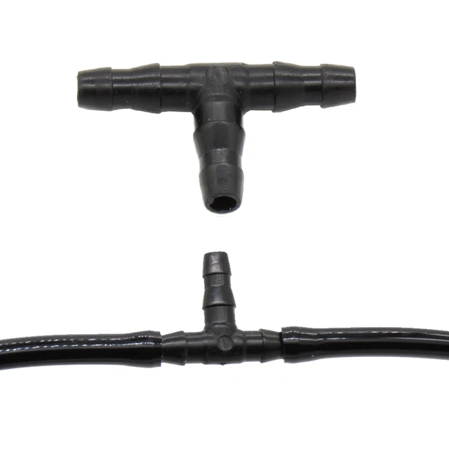 50 Db Öntözés 4/7 Mm -Es Tee -Csatlakozó 1/4 Hüvelykes Tömlőkert Kerti Pázsit Öntöző Csatlakozó Tömlőcsatlakozó - Image 2