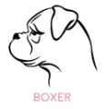 Собака портрет Персонализированные Имя ожерелье Собака ювелирные изделия любимое животное подарок для мамы собаки породы ожерелье PN305 - Окраска металла: BOXER