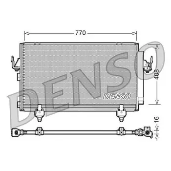 

Condenser TOYOTA RAV 4 II (XA2) 1.8 VVTi 2.0 D-4D 4