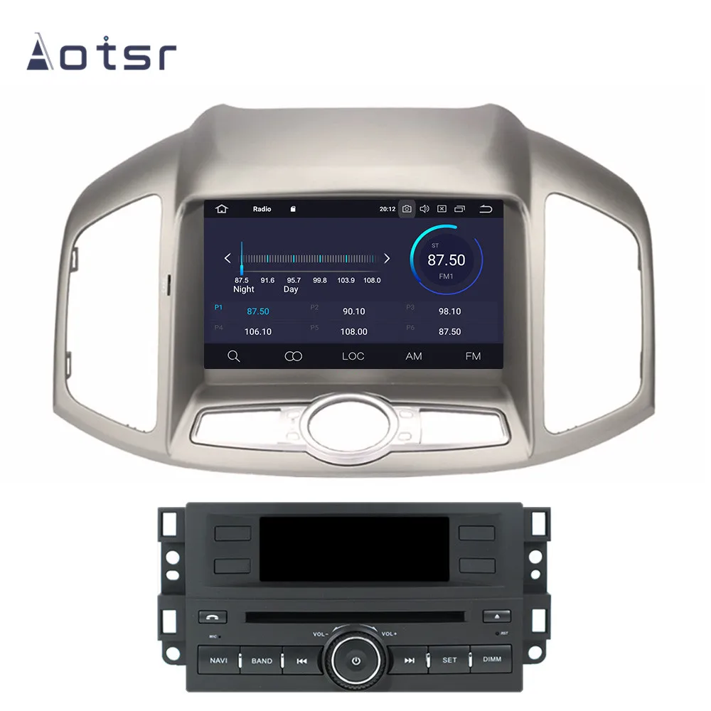 DSP Android 10,0 автомобильный gps-навигация, dvd-плеер для Chevorlet Captiva 2012- Авто Стерео Радио мультимедийный плеер головное устройство