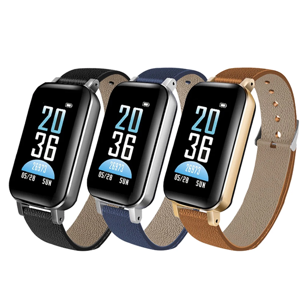 

T89 Smart Bracelets BT5.0 Earphone 0.96-Inch IP67 Water Resistance Heart Rate Bloods Pressures Monitoring Fitness Alarm Sports