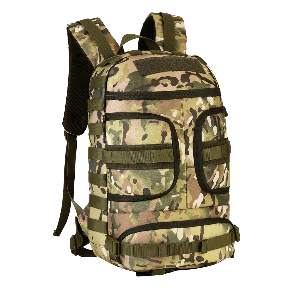 CP Camo 35L Водонепроницаемый Рюкзак Molle для ноутбука, рюкзак для ноутбука, сумка для кемпинга, походов, Путешествий, Походов, охоты - Цвет: CP Camo