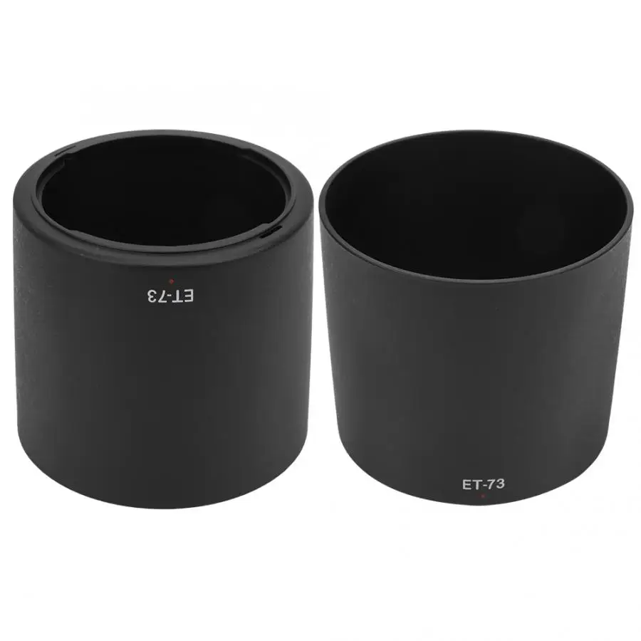 len accessories ET-73 Plastic Black Camera Mount Lens Hood Fit for Canon EF 100mm f/2.8L Macro IS USM camera part Cam | Электроника