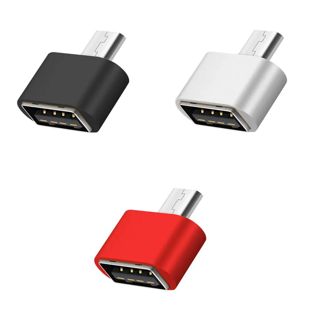 5 шт данных Портативный OTG конвертер Micro USB Мужской к USB 2,0 Женский адаптер Android телефон для Android планшет ПК дропшиппинг
