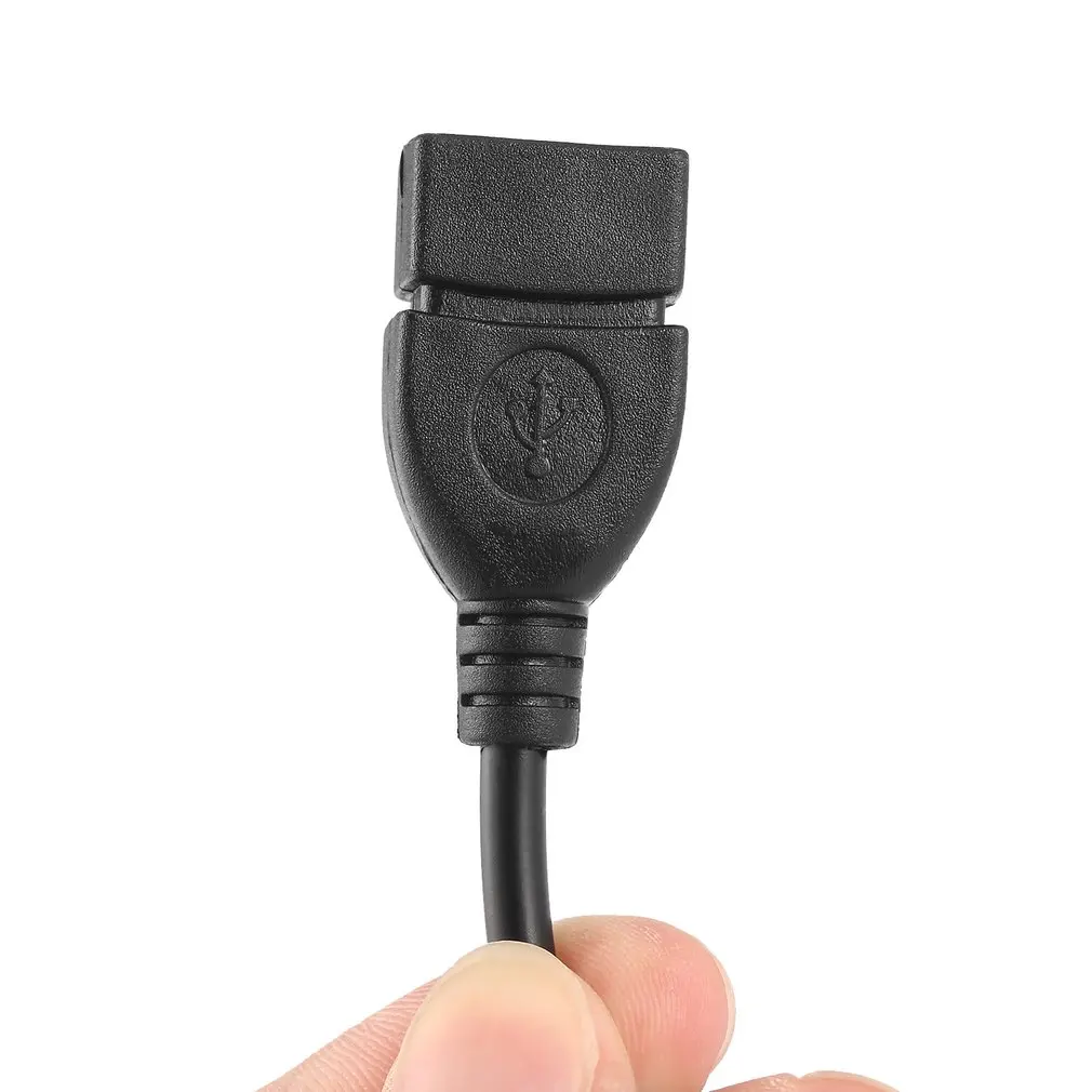 USB Female to Micro USB 5 Pin Male Adapter Host OTG Data Loader Charger Charging Cable USB OTG for Samsung