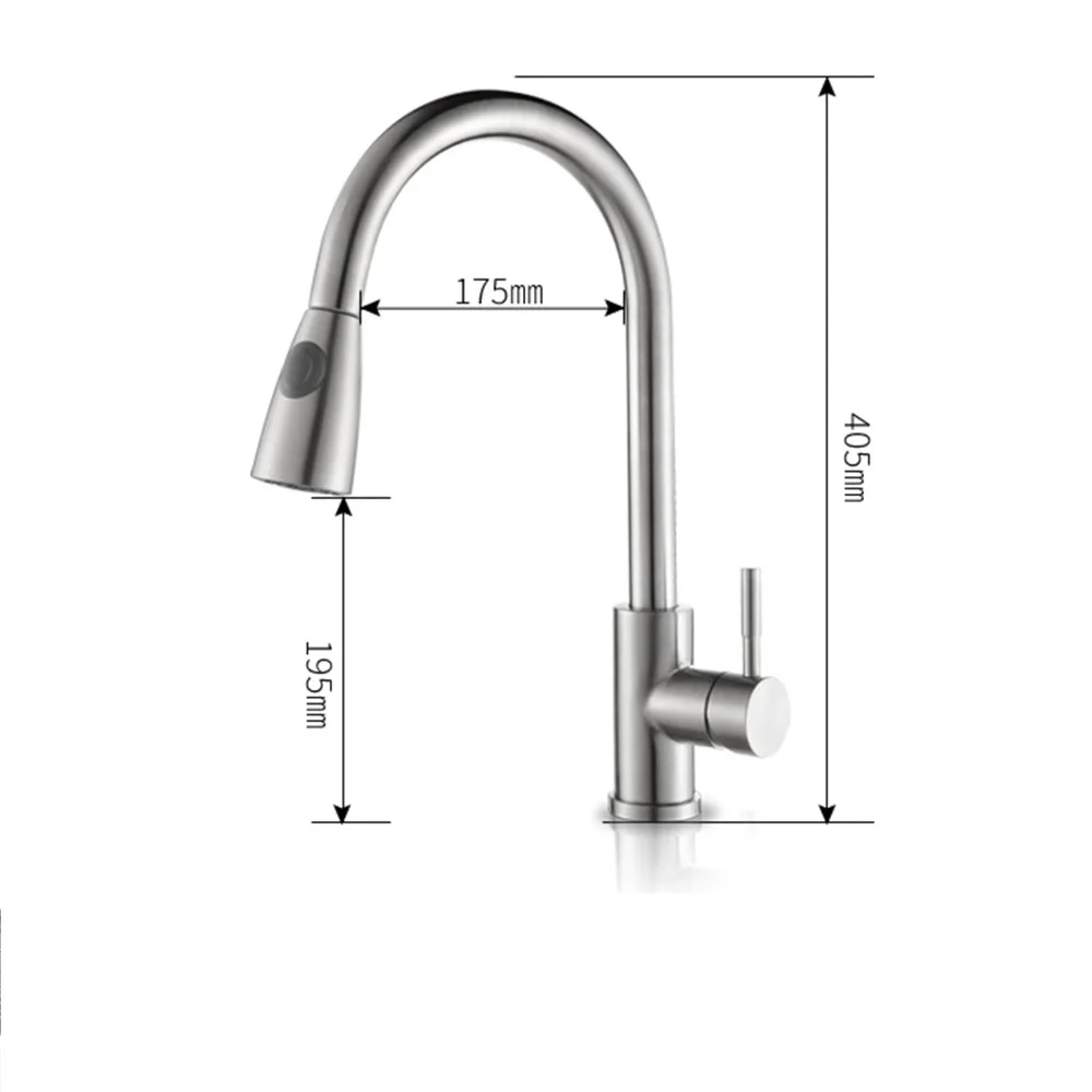 Brushed-Nickel-Black-Bronze-Kitchen-Faucet-Pull-Out-Rotation-Kitchen-sink-Faucet-crane-Single-Handle-Hot (2)