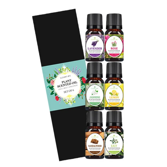 🛢️ Essential Oils Top 6 Gift Set Pure Essential Oils for Diffuser,  Humidifier, Massage, - Diffusers & Fragrance Oil - Los Angeles, California, Facebook Marketplace