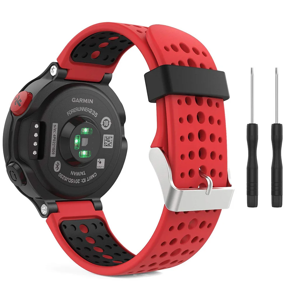 Сменный силиконовый ремешок для наручных часов Garmin Forerunner 235 630 230 gps часы напульсники браслет умные аксессуары