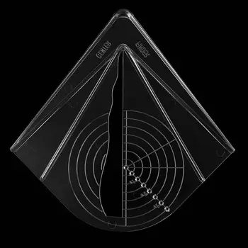 

1 Piece Plastic Center Finder Hexagon Measurement Layout Tools Accessories For Square Octagon Measures Guages