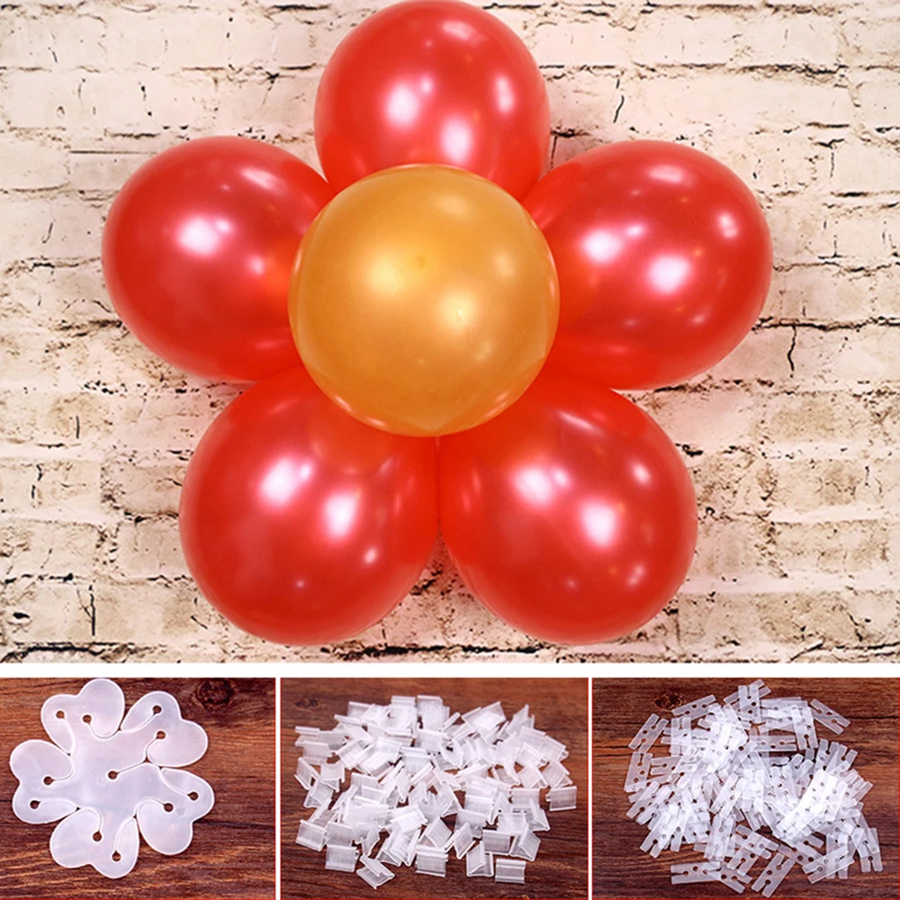 10 шт Пластиковые латексные воздушные шары цепи DIY инструмент моделирования шары застежка воздушные шары узловатые игрушки клей для воздушных шаров в горошек вечерние Рождество год