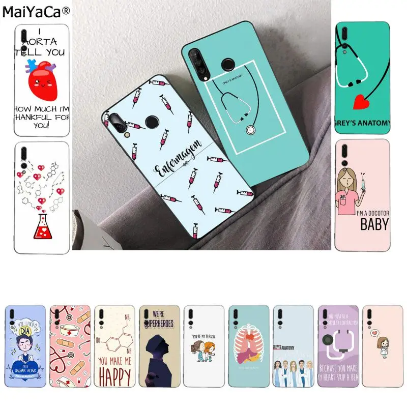 

MaiYaCa Nurse Medical Medicine Health Heart Phone Case for Huawei P10 lite P20 pro P20lite P30 pro mate 20 pro mate20 lite