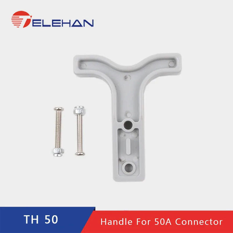 1 Handle 2 Screws TELEHAN 10 шт./лот Anderson 600 в 50A 6 AWG разъем, Anderson разъем, клемма для аккумулятора, солнечный разъем, ручка, Dustyproof крышка - Цвет: 1 Handle 2 Screws