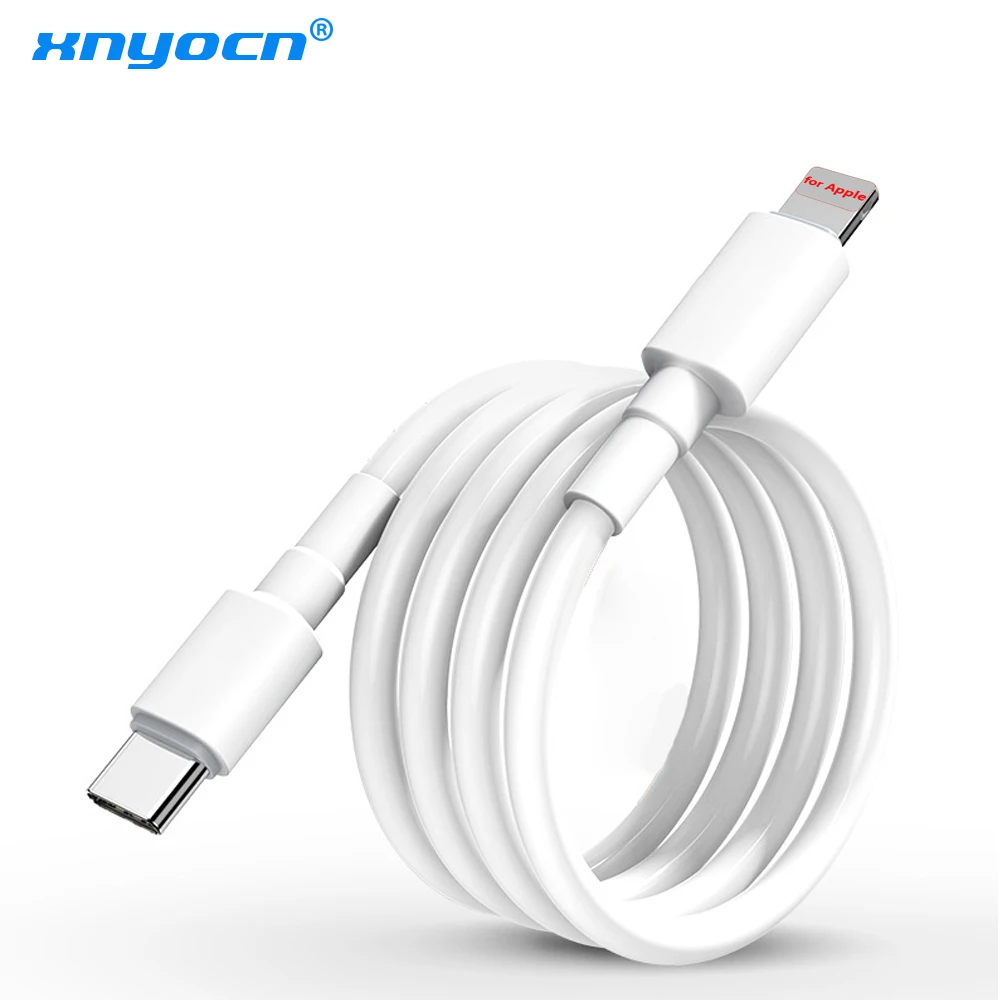 PD Быстрый зарядный кабель для USB C коннектор Lightning для iphone Xs X 8 pin для type C 3A быстрое зарядное устройство для type C Lightning Macbook для телефона