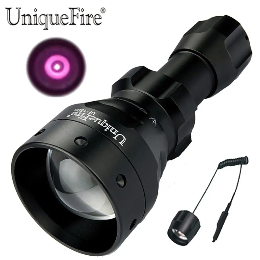 UniqueFire 1503 IR 940nm инфракрасный светильник T50 светодиодный 3 режима масштабируемый