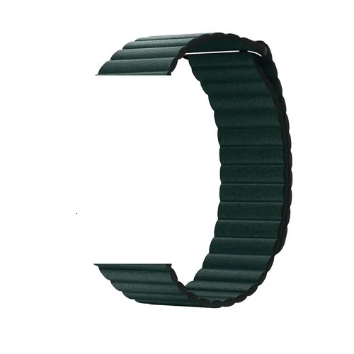 Forest Green Кожаный ремешок-петля для apple watch, ремешок 44 мм, 40 мм, Замена iWatch series 5, 4, 3, 2, 1, Ремешки для наручных часов, браслет 42 мм, 38 мм, браслеты - Цвет ремешка: Forest Green