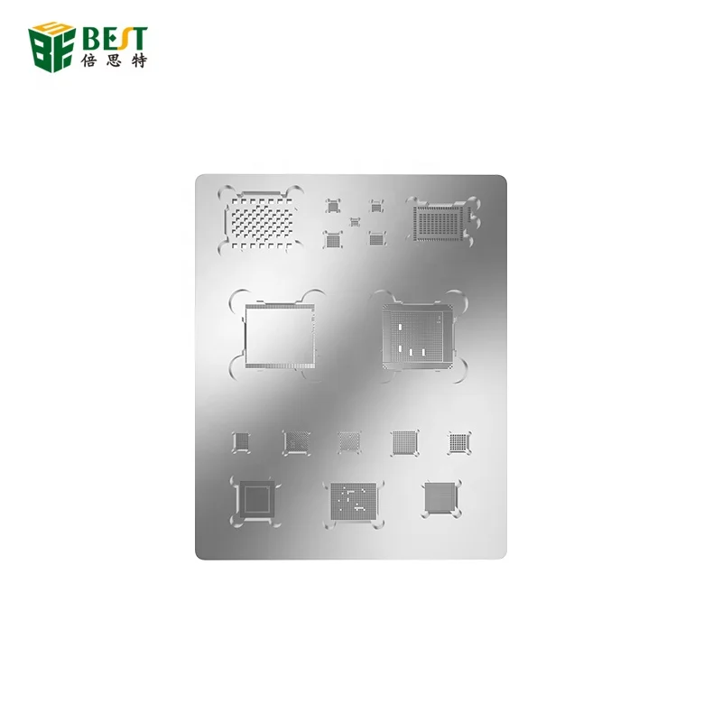 BEST-A10 универсальный BGA IC чип трафареты с подогревом шаблон реболлинг трафарет для