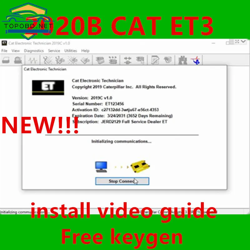 Новинка для Caterpillar 2020B Cat ET ET3 программное обеспечение электронного техника