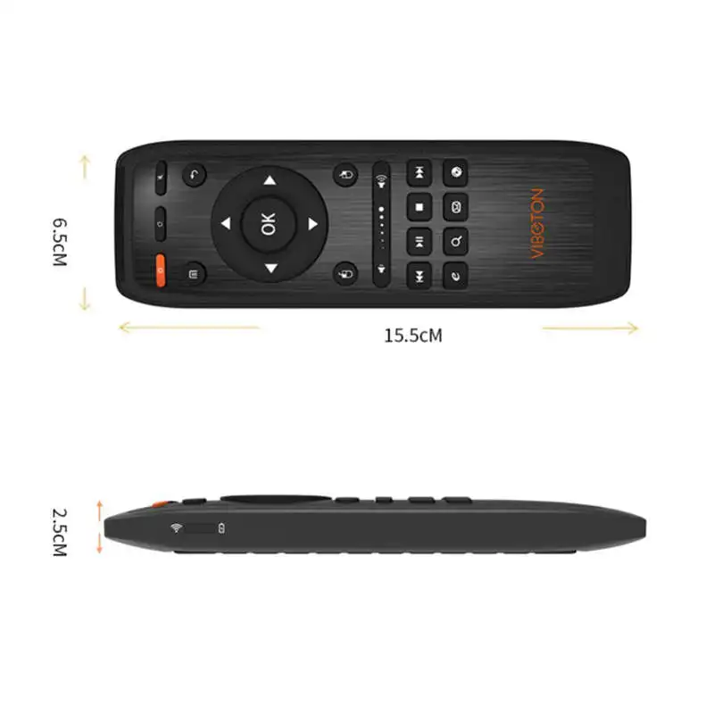 Viboton 2 4G Fly Air Mouse Raspberry Pi 3 Беспроводная клавиатура Пульт дистанционного управления