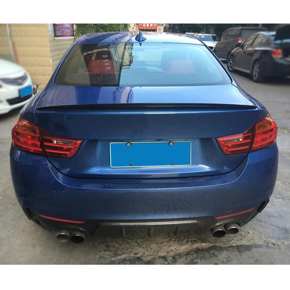 Спойлер на заднее крыло из углеродного волокна для BMW 4 серии F32 F33 428i 435i купе 14 16