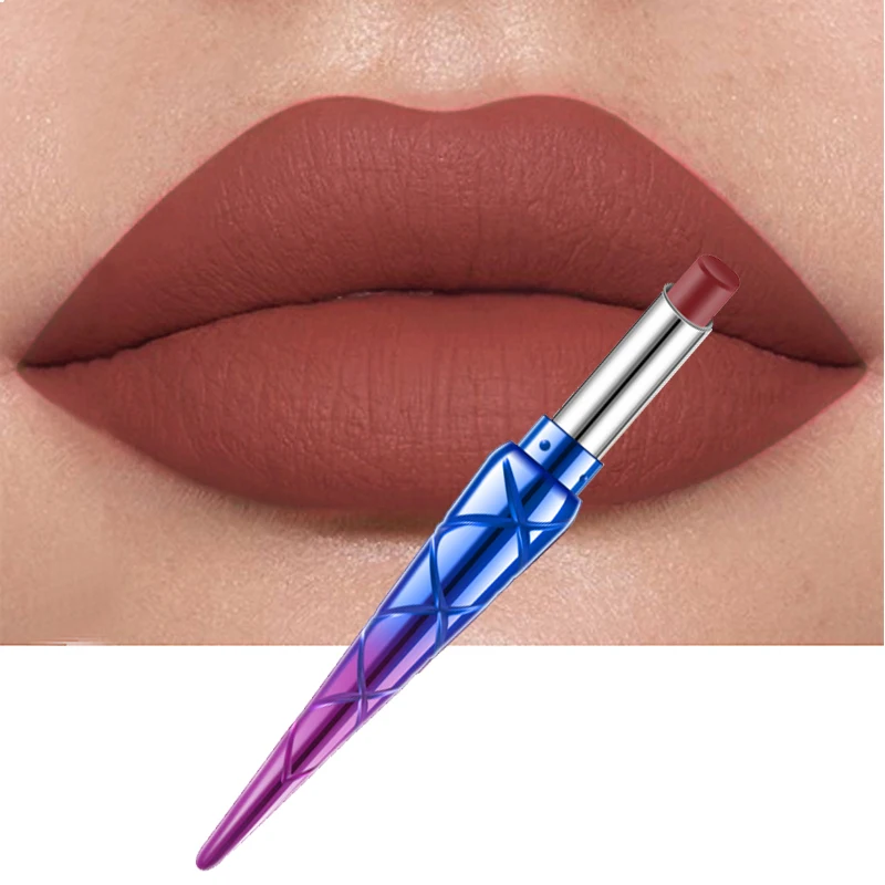 

Mermaid Shape Tube Lipstick Pen Lips Makeup Waterproof Lip Tint Long Lasting Matte Lipstick Nude Colors Tattoo Lip Stick Matte