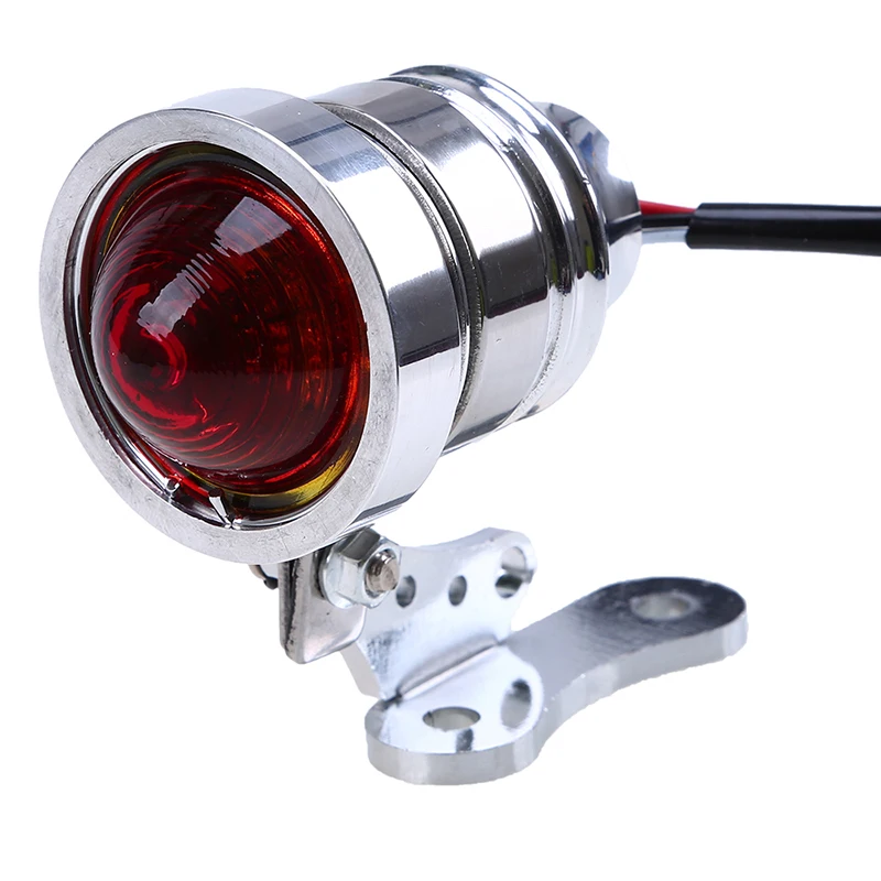 Фара мотоцикла для кафе гонщик к Au - Цвет: Chrome Rear Light