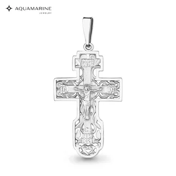 

Cross Orthodox AQUAMARINE without inserts Silver 925