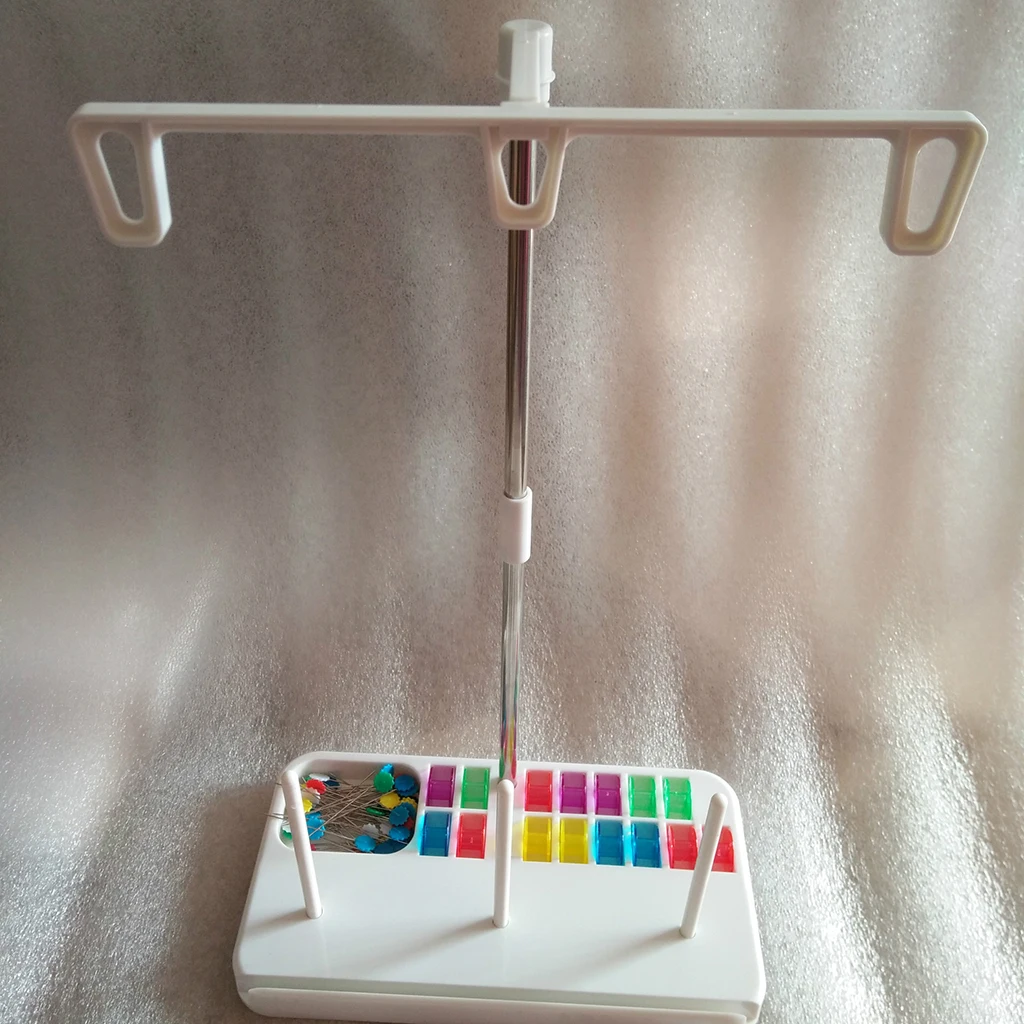 1Pcs Plastic Thread Stand-3 Spools Holder for Embroidery,Sewing,Quilting and Serger Machines