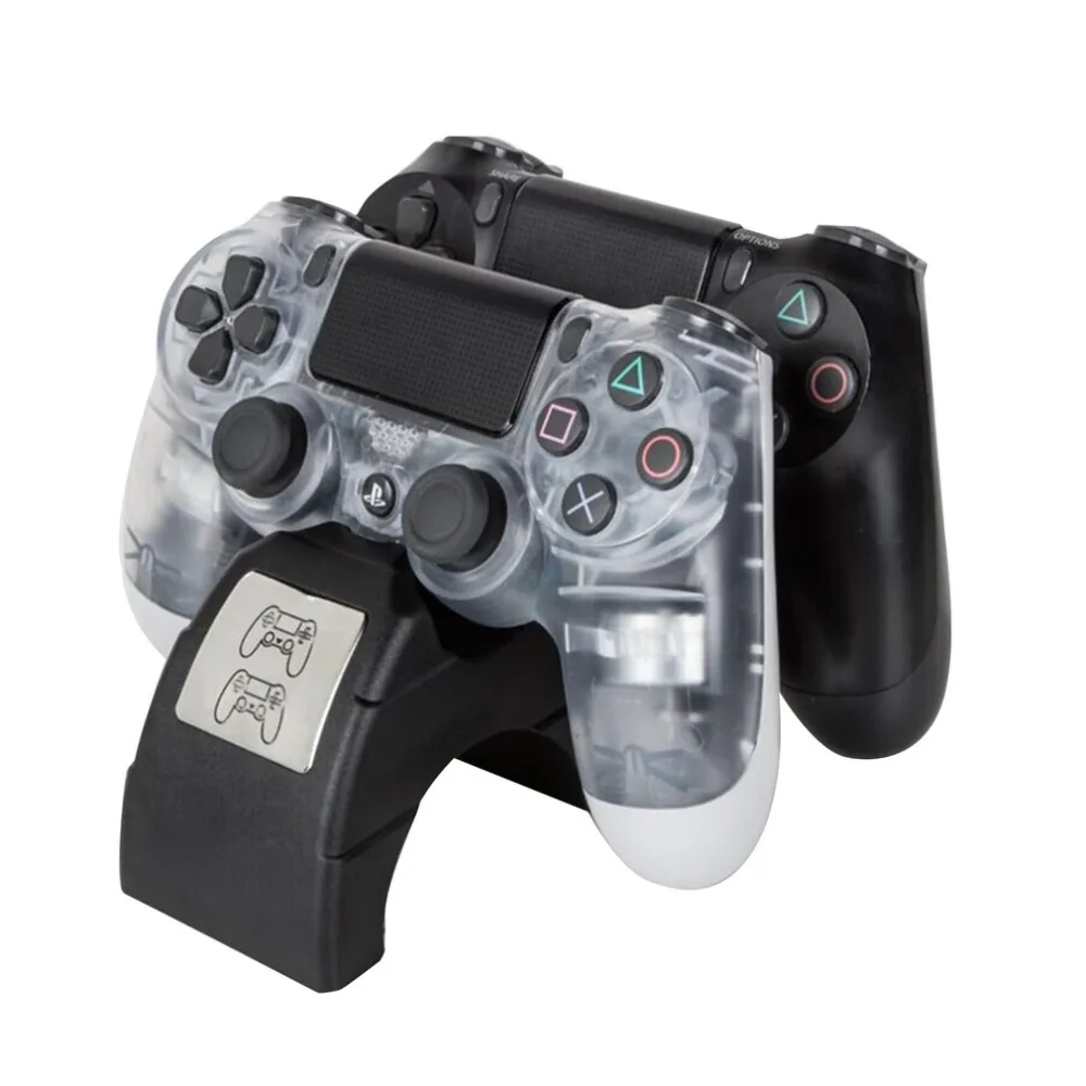 Зарядное устройство для контроллера PS4, двойное зарядное устройство с дисплеем состояния зарядки для playstation 4/PS4 Slim/PS4 Pro